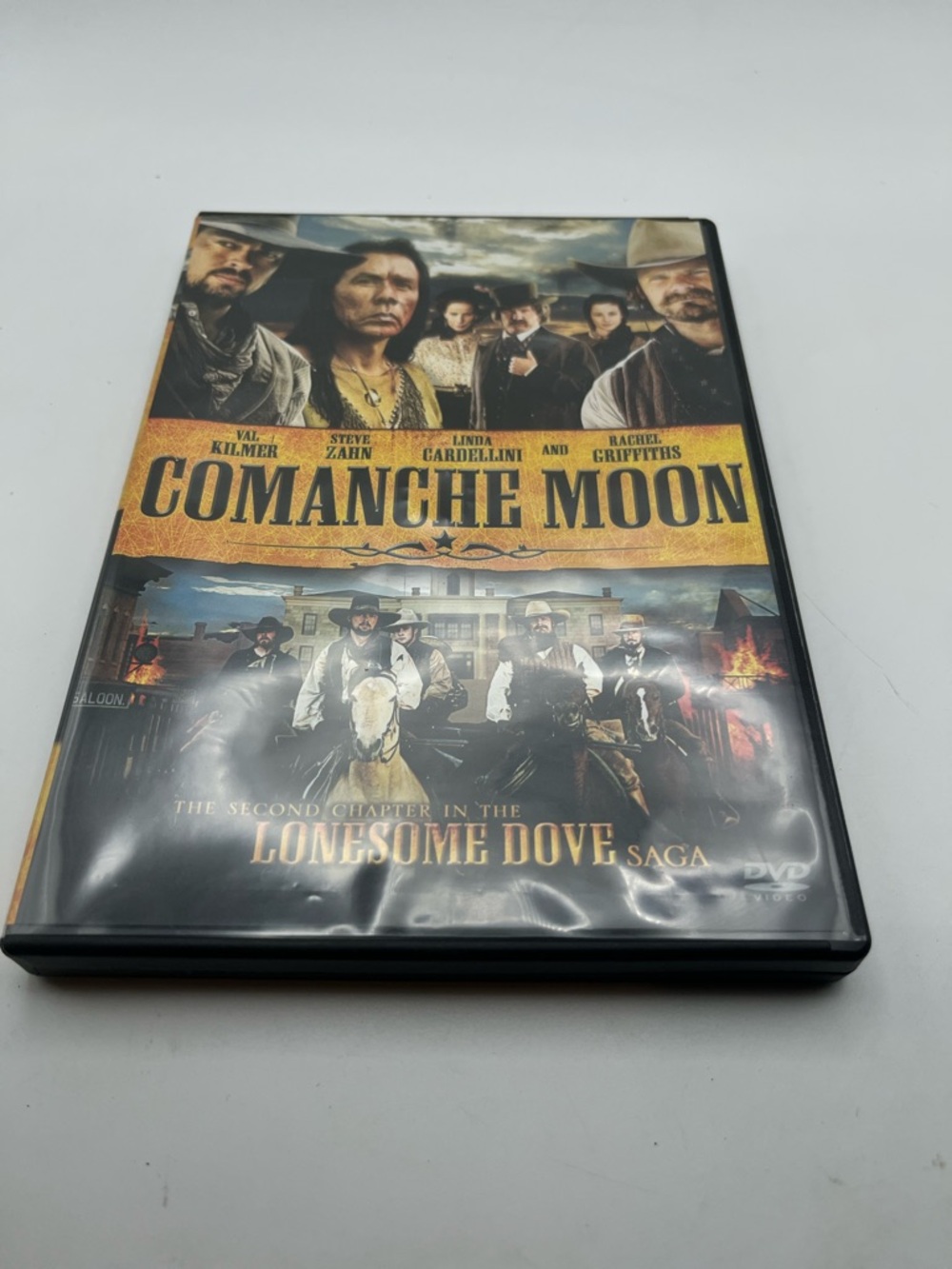 Comanche Moon DVD — Yellow & Black Western Movie Part 2 of Lonesome Dove